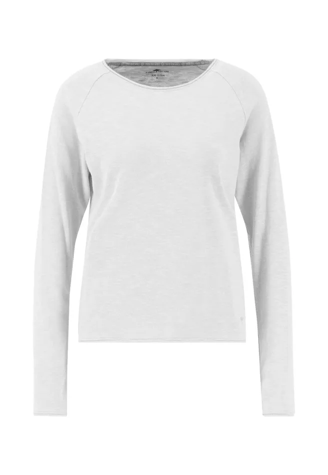 Sweatshirts Women FYNCHHATTON Longsleeved Shirt Casual Fit Made Of The Finest Cotton Milkneon Papaya Sweatshirts Women FYNCHHATTON Longsleeved Shirt Casual Fit Made Of The Finest Cotton Milkneon Papaya