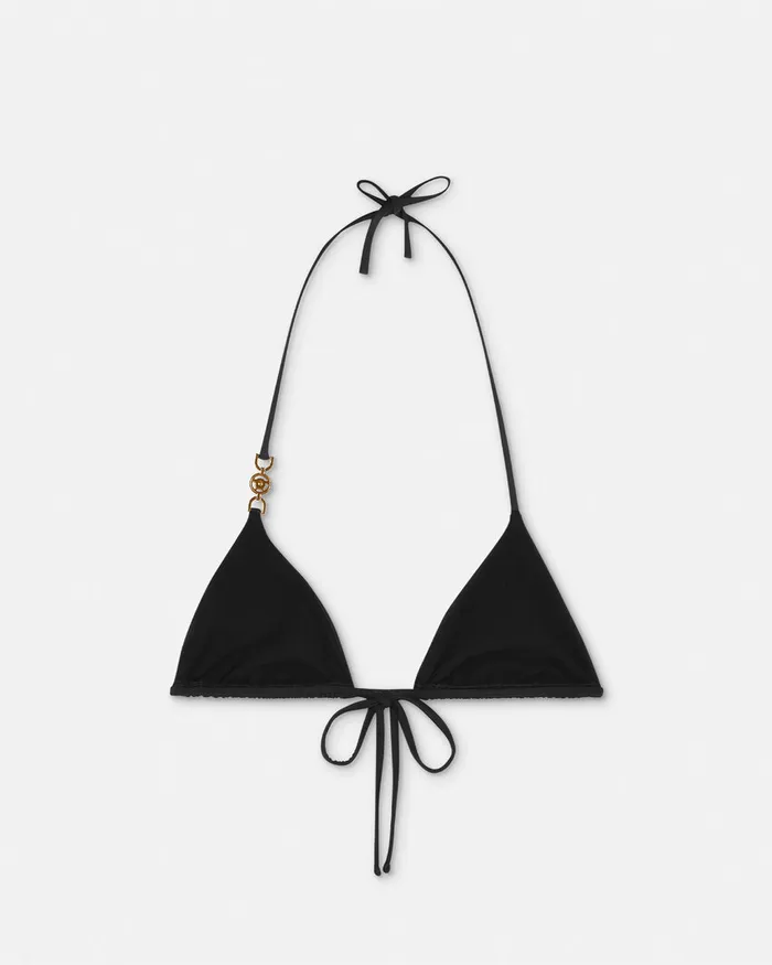 Swimwear Women Versace Medusa 03995 Bikini Top Black