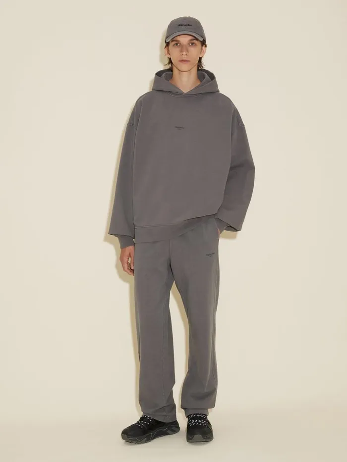 Tshirts and Sweats Men Holzweiler M Paradise Oslo Hoodie Grey
