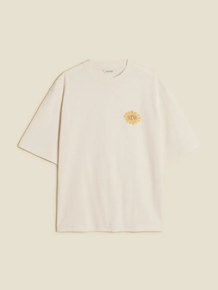 Tshirts and Sweats Men Holzweiler Ranger Logos Tee Ecru