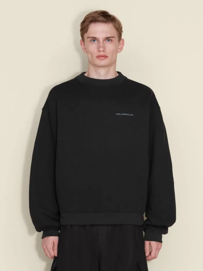 Tshirts and Sweats Men Holzweiler Resolution Crew Black