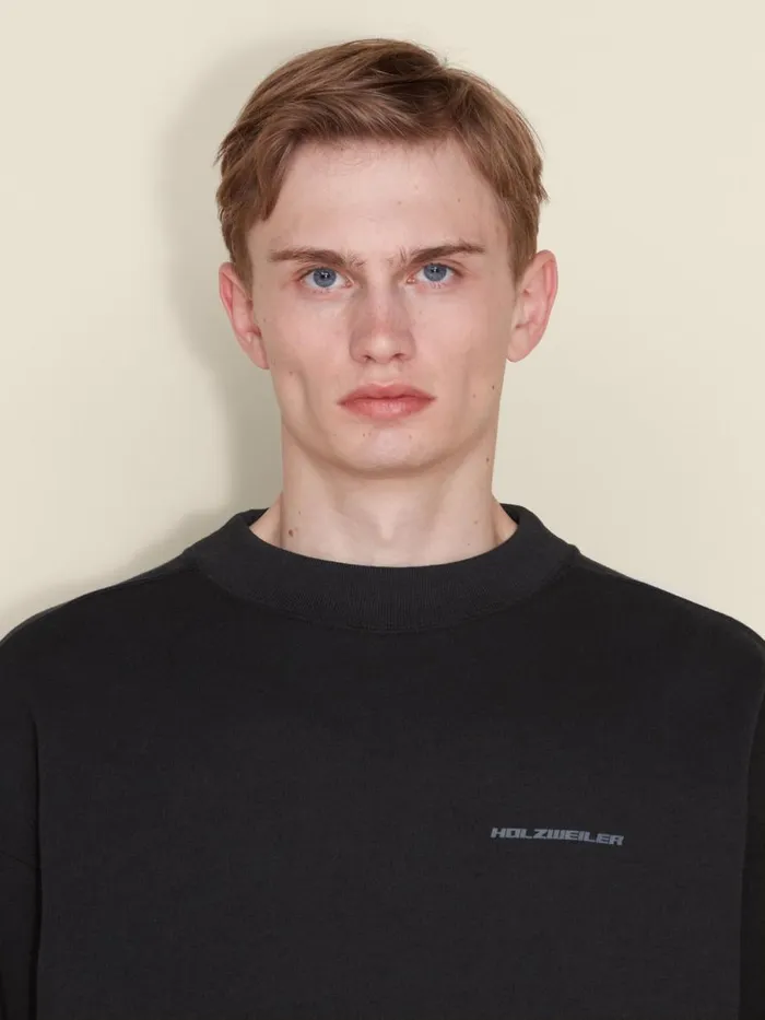 Tshirts and Sweats Men Holzweiler Resolution Crew Black
