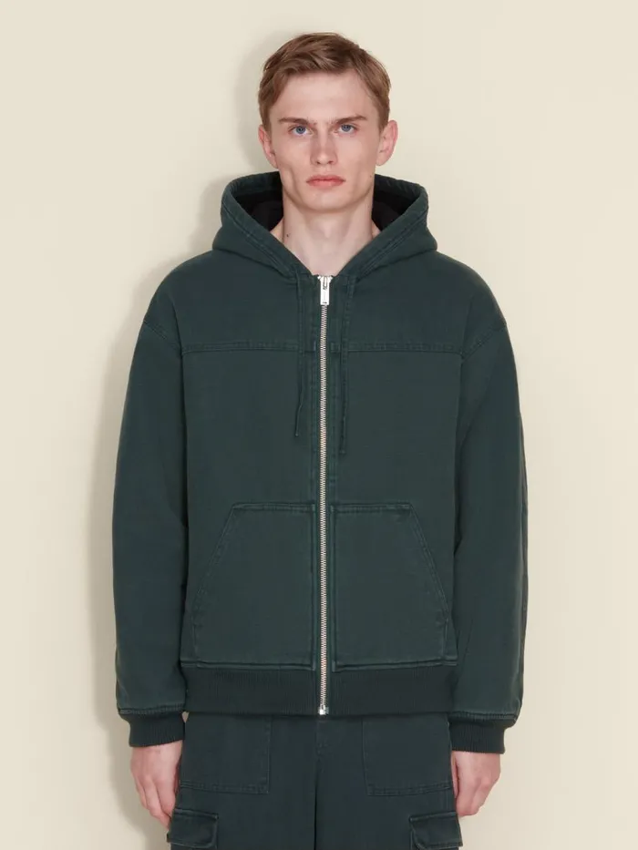 Tshirts and Sweats Men Holzweiler Tempest Hood Jacket Green