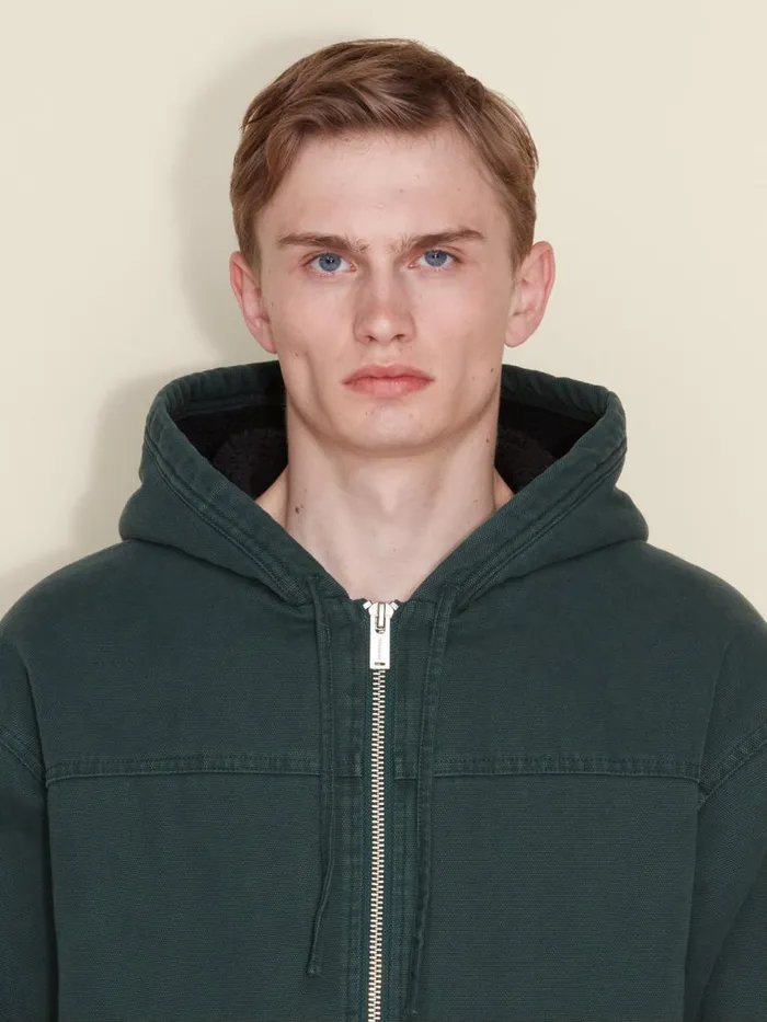 Tshirts and Sweats Men Holzweiler Tempest Hood Jacket Green