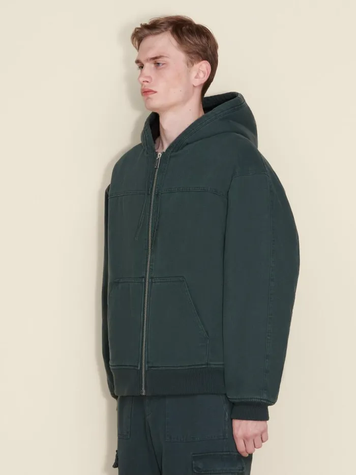 Tshirts and Sweats Men Holzweiler Tempest Hood Jacket Green