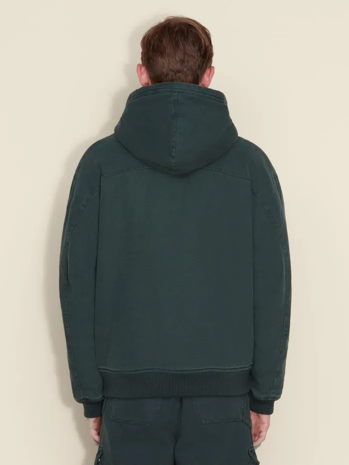 Tshirts and Sweats Men Holzweiler Tempest Hood Jacket Green