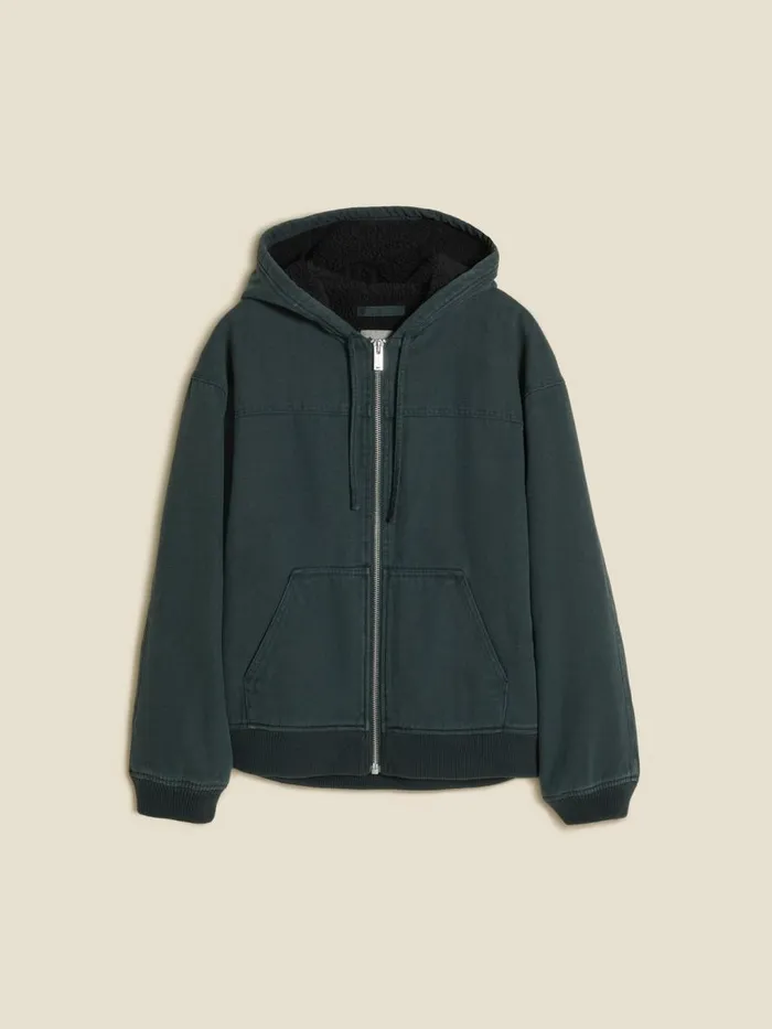 Tshirts and Sweats Men Holzweiler Tempest Hood Jacket Green