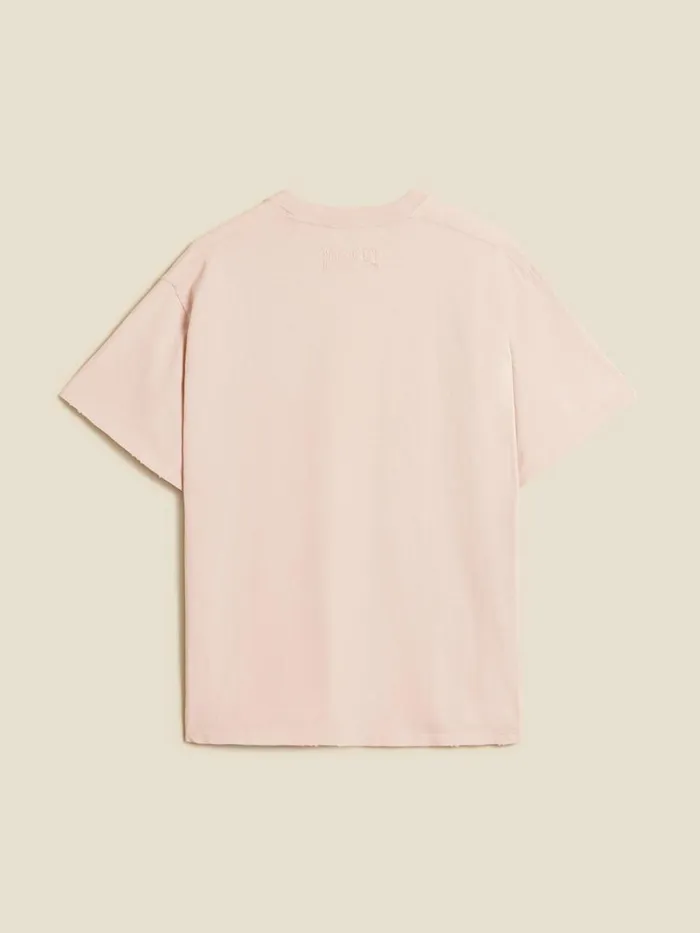 Tshirts and Sweats Women Holzweiler Affection Worn Tee Lt Pink