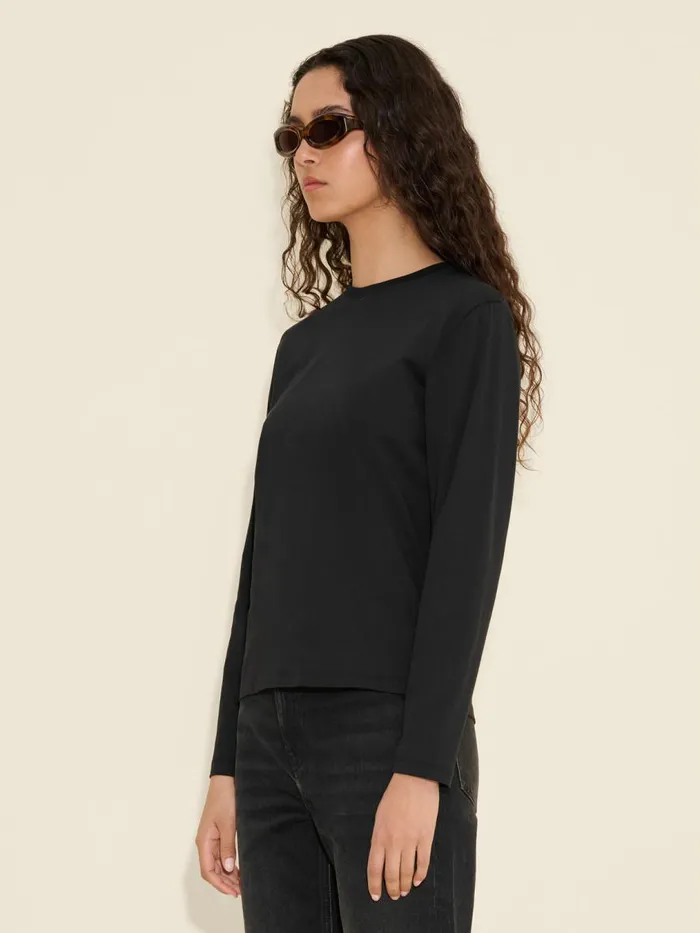 Tshirts and Sweats Women Holzweiler W Regular Long Sleeve Black