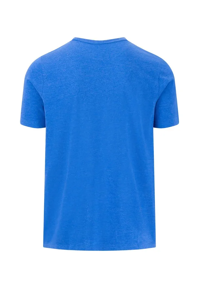 Tshirts Men FYNCHHATTON Tshirt CasualFit With A Round Neckline Summer Breezestrong Bluenavynew Offwhite