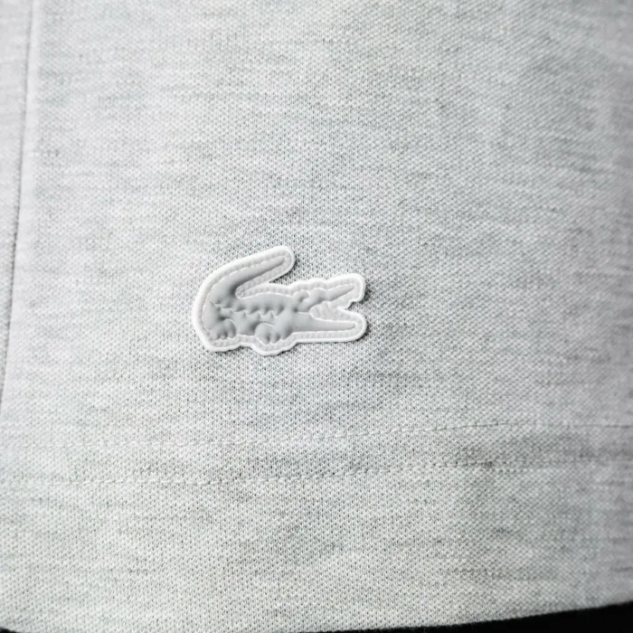 TShirts Men Lacoste Men039s Regular Fit Branded Piqu TShirt Grey Chine Cca