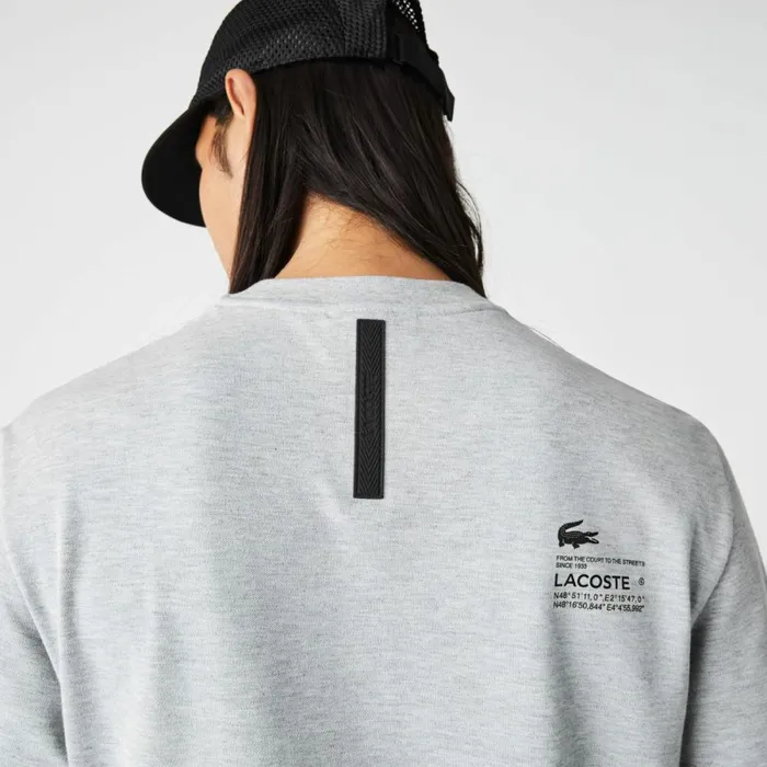 TShirts Men Lacoste Men039s Regular Fit Branded Piqu TShirt Grey Chine Cca