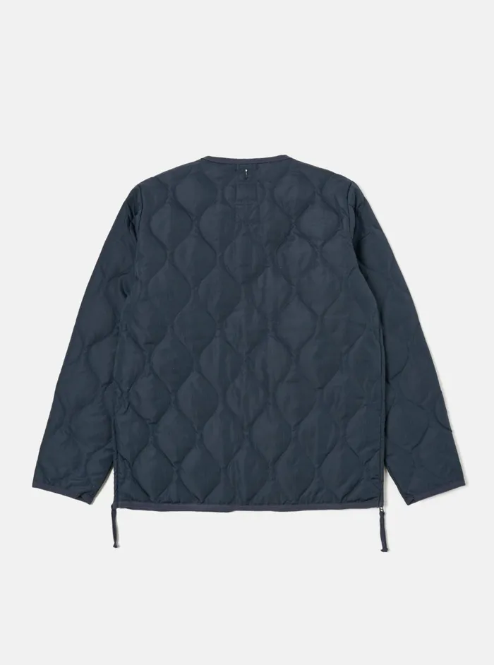 Taion Crew Neck Down Jacket In Dark Navy Ripstop Men Universal Works Coats and Outerwear