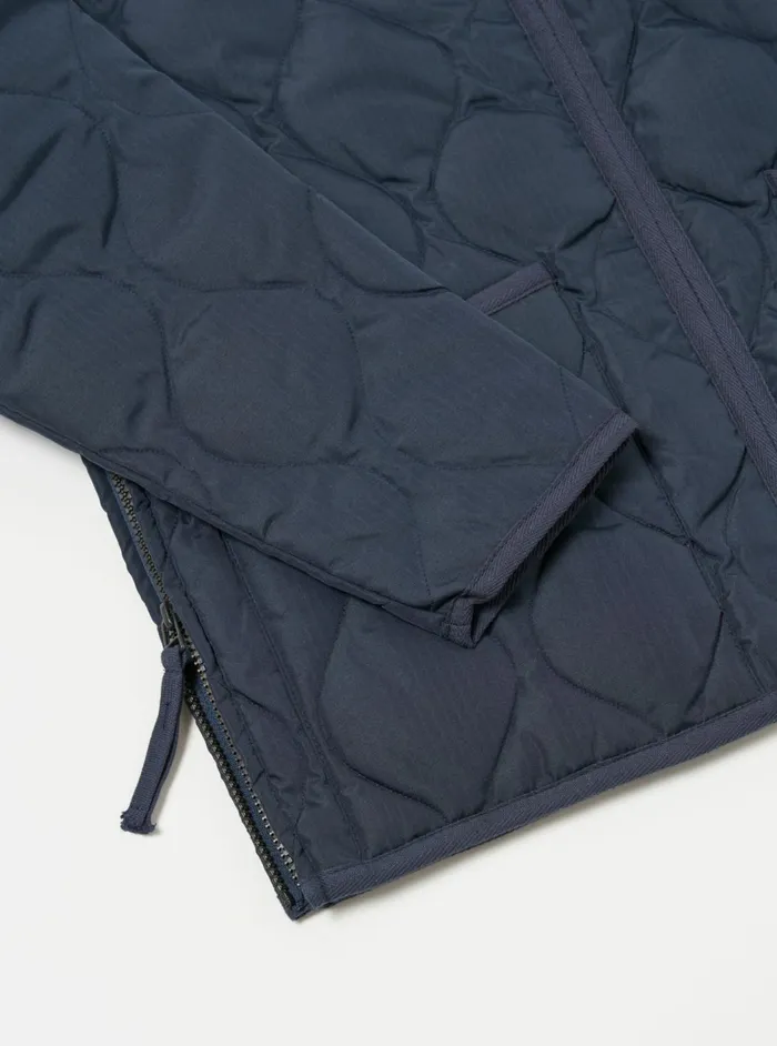 Taion Crew Neck Down Jacket In Dark Navy Ripstop Men Universal Works Coats and Outerwear