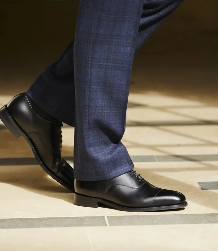 Toe Caps Men Aldwych Black Loake Toe Caps Men Aldwych Black Loake