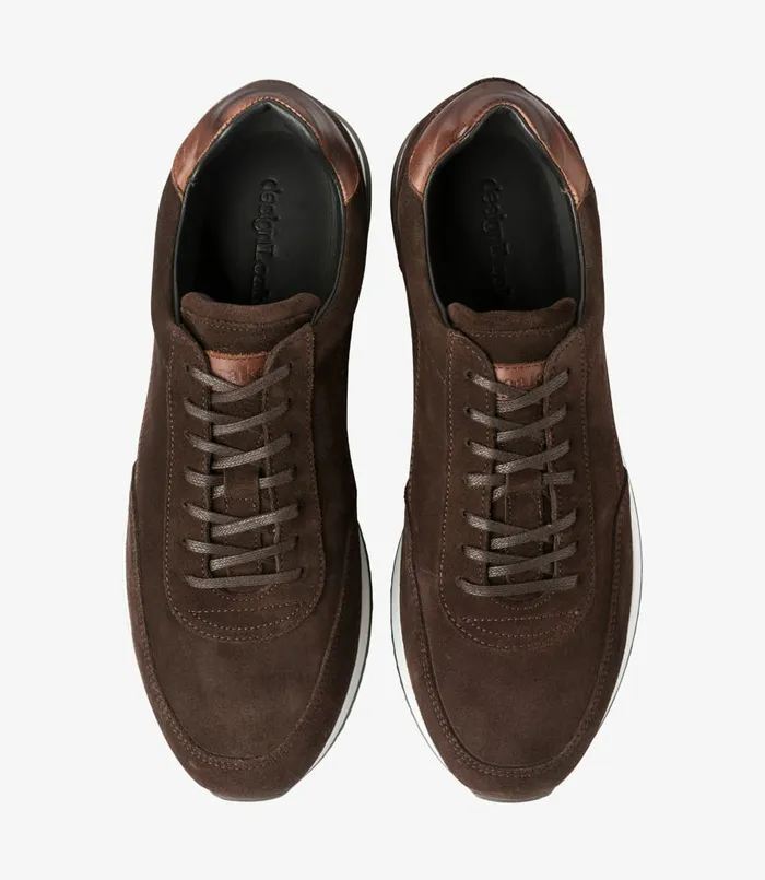 Trainers and Sneakers Men Loake Bannister Dark Brown Suede