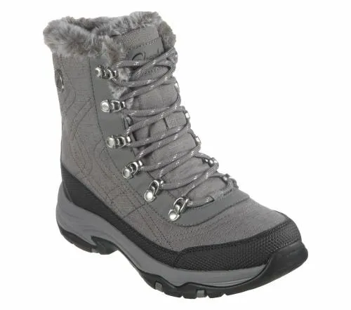 Trego 8211 Cold Blues Charcoal Women SKECHERS Lace Up