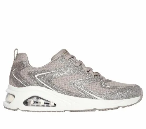 TresAir Uno 8211 GlitAiry Taupe Women SKECHERS Lace Up
