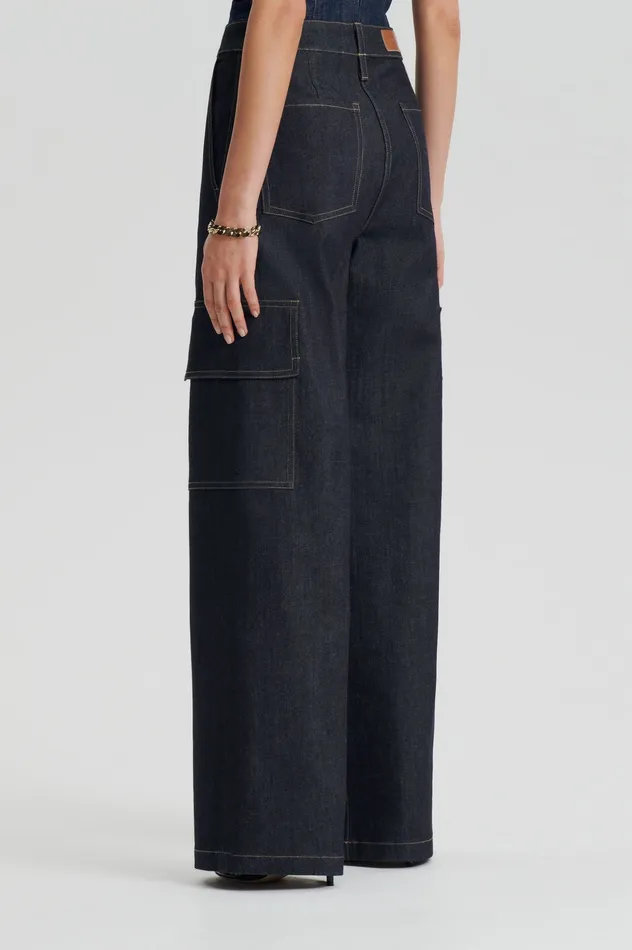 Trousers DENIM CARGO JEAN INDIGO 1275 Scanlan Theodore Women Trousers DENIM CARGO JEAN INDIGO 1275 Scanlan Theodore Women