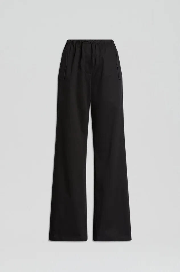 Trousers Scanlan Theodore Women POCKET CARGO BLACK Trousers Scanlan Theodore Women POCKET CARGO BLACK