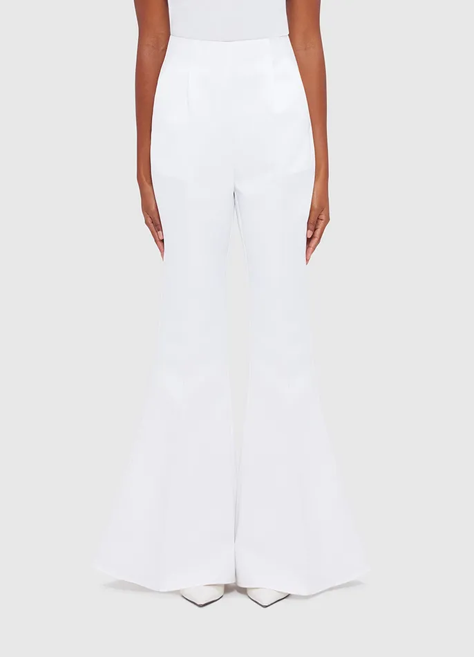 Two Piece Sets Maya Flared Pants 8211 Snow 8211 LEO LIN Women