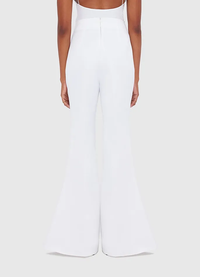 Two Piece Sets Maya Flared Pants 8211 Snow 8211 LEO LIN Women