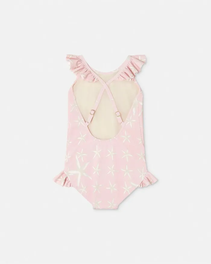 Underwear and Beachwear Kids Versace Stella Marina Baby Swimsuit White