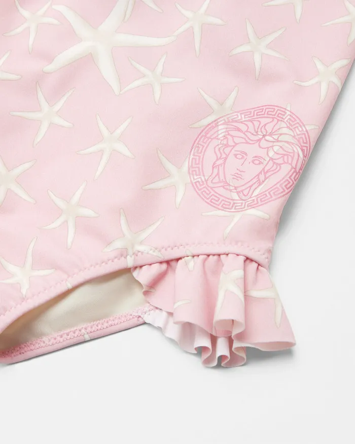 Underwear and Beachwear Kids Versace Stella Marina Baby Swimsuit White
