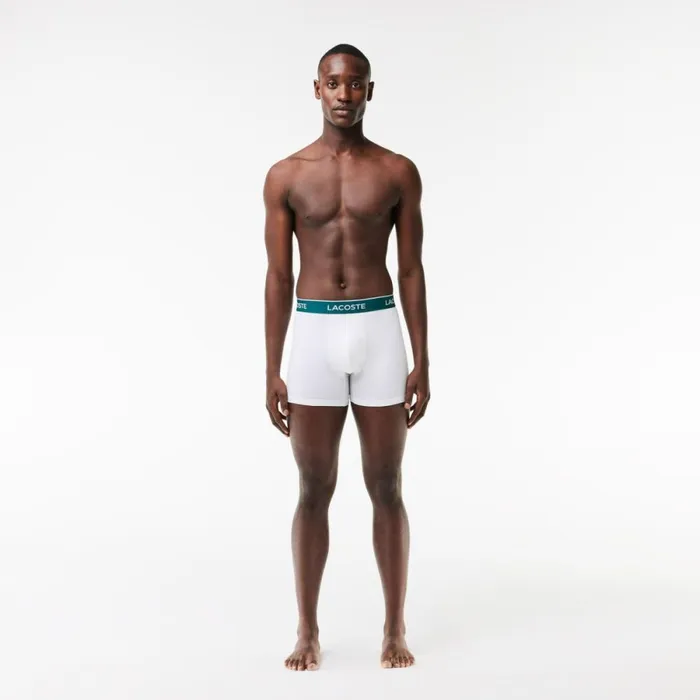 Underwear and Socks Men Lacoste Mens Long Stretch Cotton Boxer Brief 3Pack Black White Grey Chine Nua Underwear and Socks Men Lacoste Mens Long Stretch Cotton Boxer Brief 3Pack Black White Grey Chine Nua