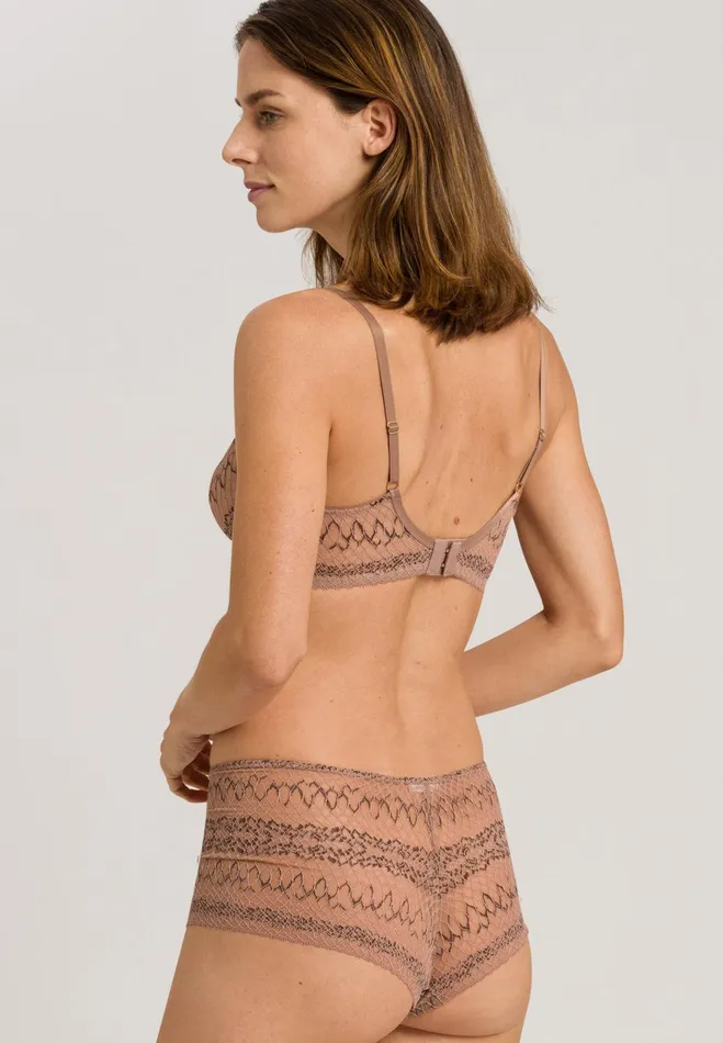 Underwire Bra Animal Lace Biscotto Women HANRO Underwire Bras