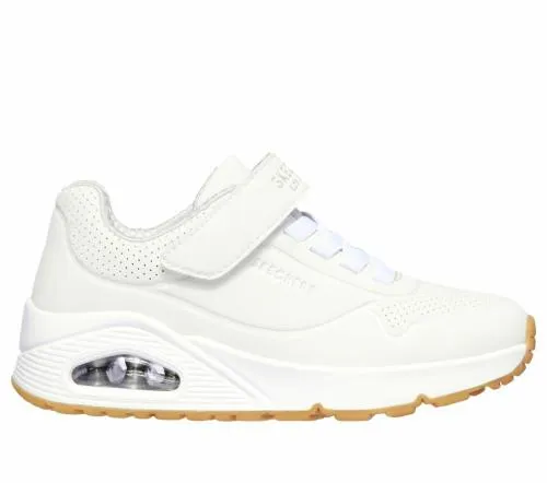 Uno 8211 Air Blitz White Kids SKECHERS Big Kids UK Sizes 36