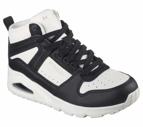Uno 8211 High Regards White Black Women SKECHERS Lace Up