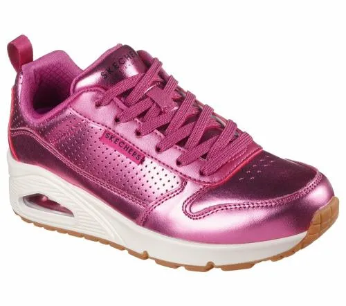 Uno 8211 Metallixs Magenta Women SKECHERS Lace Up