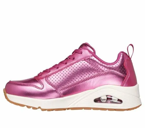 Uno 8211 Metallixs Magenta Women SKECHERS Lace Up