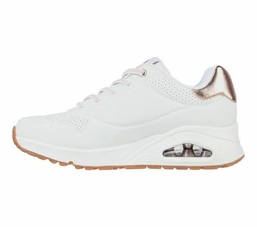 Uno 8211 Shimmer Away White Women SKECHERS Lace Up