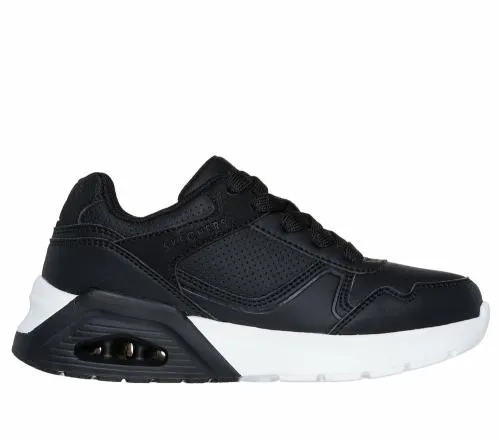 Uno Lite 20 Black White Kids SKECHERS Big Kids UK Sizes 36