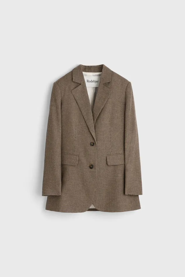 Viola Hounds Blazer Brown Beige Women Rodebjer Blazers