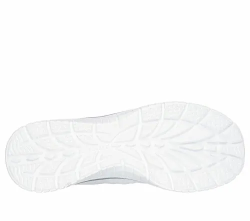 Virtue 8211 Lucent White Silver Women SKECHERS SlipOn