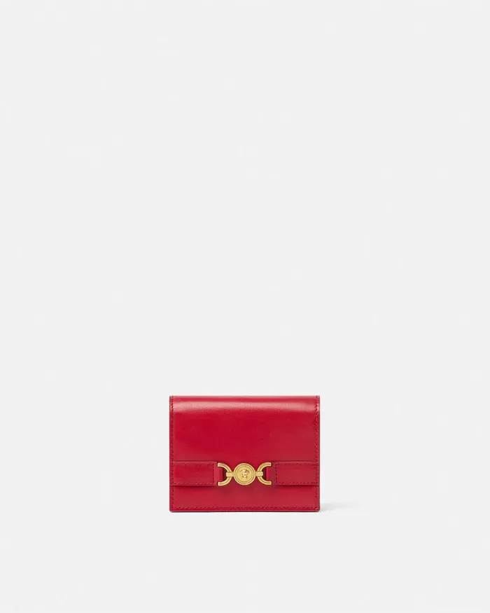 Wallets Women Versace Medusa 03995 Wallet Red
