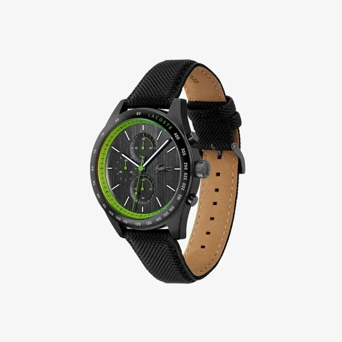 Watches Men Lacoste Men039s Apext Chronograph Leather Watch Without Color 000