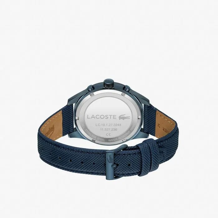 Watches Men Lacoste Men039s Apext Chronograph Leather Watch Without Color 000