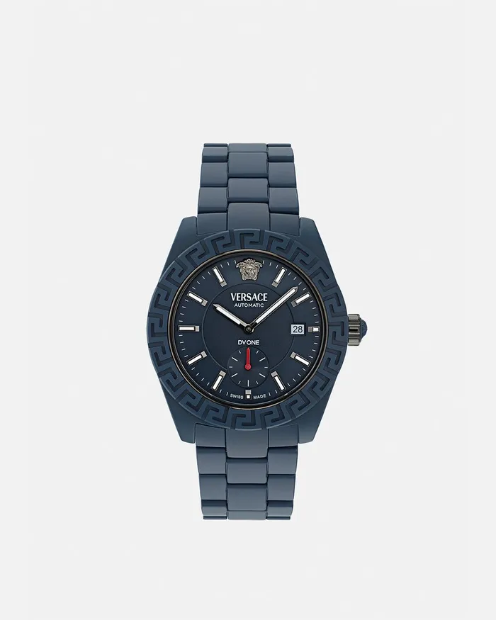 Watches Men Versace Dv One Automatic Watch Blue