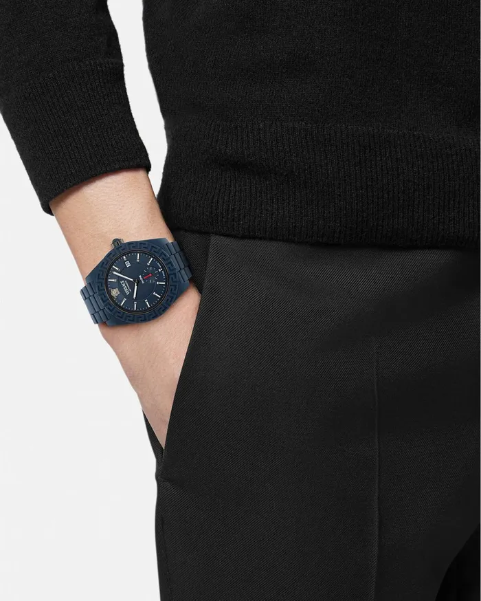 Watches Men Versace Dv One Automatic Watch Blue