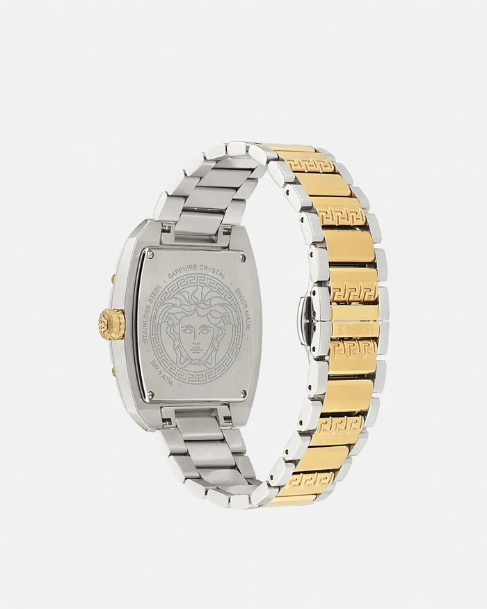 Watches Women Versace Dominus Lady Watch Goldsilver