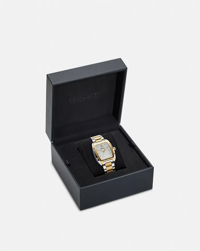 Watches Women Versace Dominus Lady Watch Goldsilver