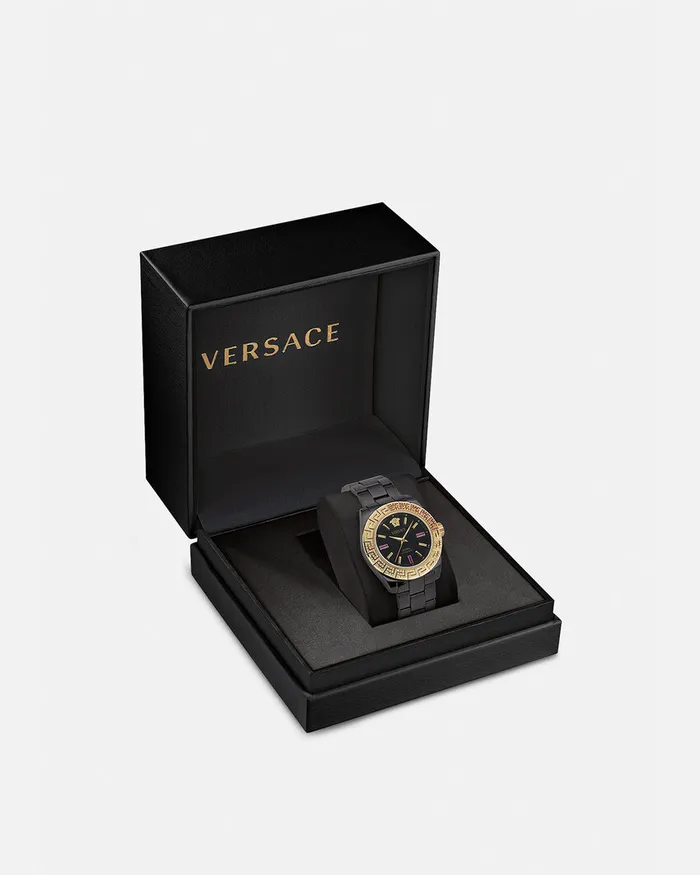 Watches Women Versace Dv One Automatic Diamond Watch Black
