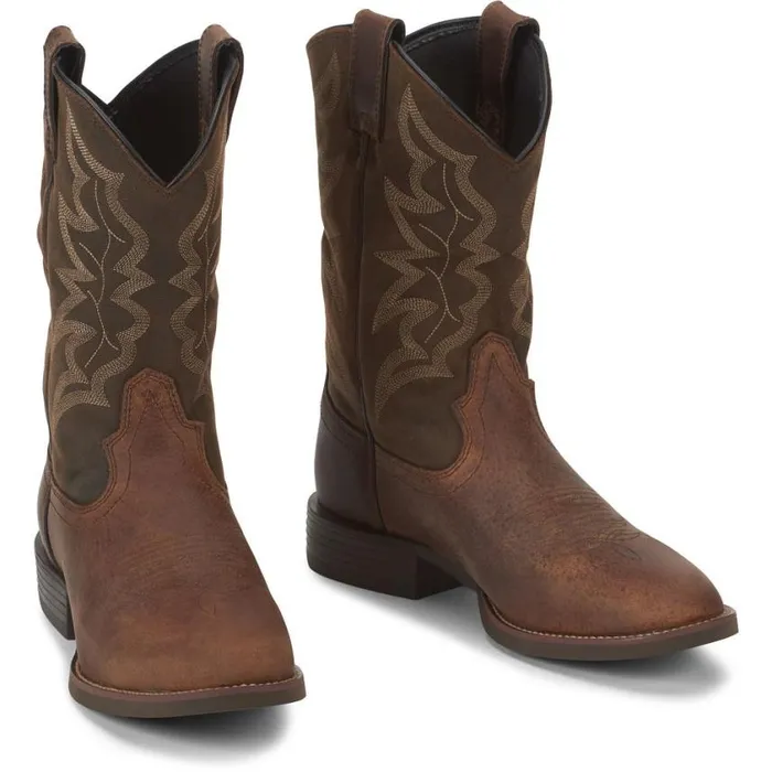 Western Men Justin Boots Buster III 11034 Western Boot Distressed Brown 040brown041 Western Men Justin Boots Buster III 11034 Western Boot Distressed Brown 040brown041