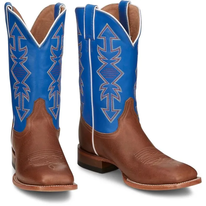 Western Men Justin Boots Dayne 11034 Western Boot Brown