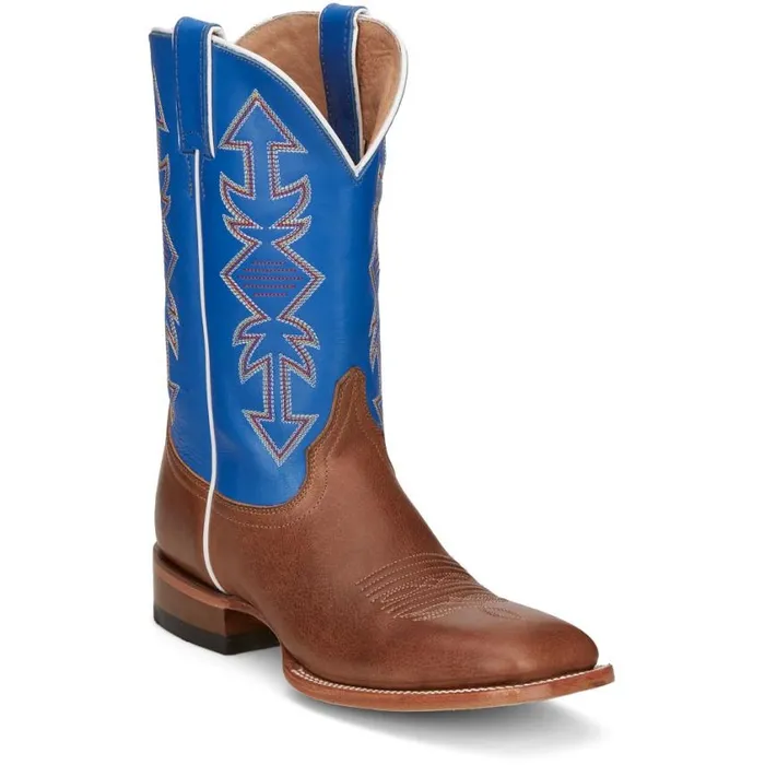 Western Men Justin Boots Dayne 11034 Western Boot Brown