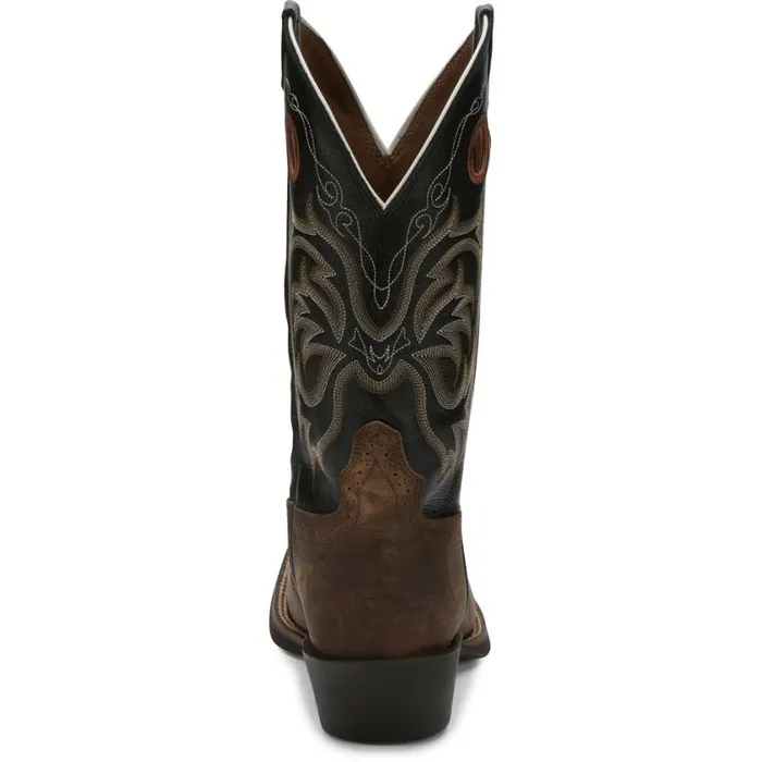 Western Men Justin Boots Rolliker 12034 Western Boot Tan 040brown041